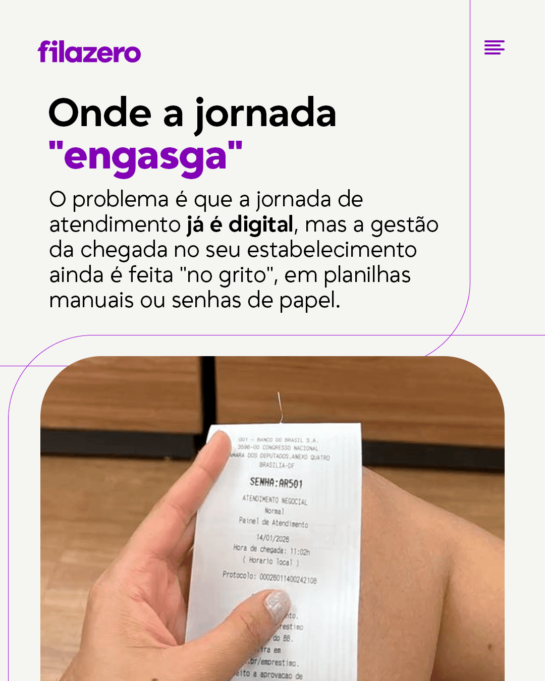 Fila Zero — peça 20